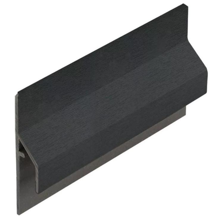 Keralit Trim/Kraal Aansluitprofiel 10 mm Antraciet - 6000 mm, Doe-het-zelf en Verbouw, Platen en Panelen, Nieuw, Overige materialen