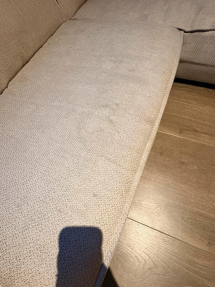 Fest Dunbar bank - gebruikt, kan nog prima!, Huis en Inrichting, Banken | Bankstellen, Gebruikt, Hoekbank, Stof, Ophalen of Verzenden