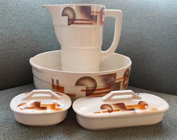 ~.~ Petrus Regout art deco lampetset ~.~ beschikbaar voor biedingen