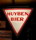 Huyben’s bier verzamelaar, Verzamelen, Ophalen of Verzenden, Gebruikt, Reclamebord, Plaat of Schild, Overige merken