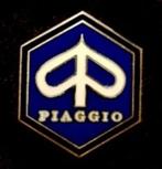 Piaggio speld- blauw goudkleur, Verzamelen, Speldjes, Pins en Buttons, Verzenden, Nieuw, Transport, Speldje of Pin