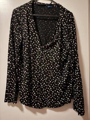 Tom Tailor Blouse Zwart Wit XL beschikbaar voor biedingen
