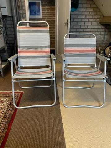 5  kampeerstoelen ( aluminium) beschikbaar voor biedingen