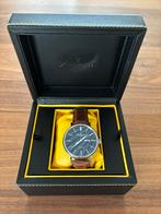Fromanteel horloge, nieuwstaat en ongedragen met opbergdoos, Overige merken, Leer, Polshorloge, Ophalen of Verzenden