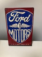 Ford Motors metalen reclamebord (Old Look), Ophalen of Verzenden, Nieuw, Auto's