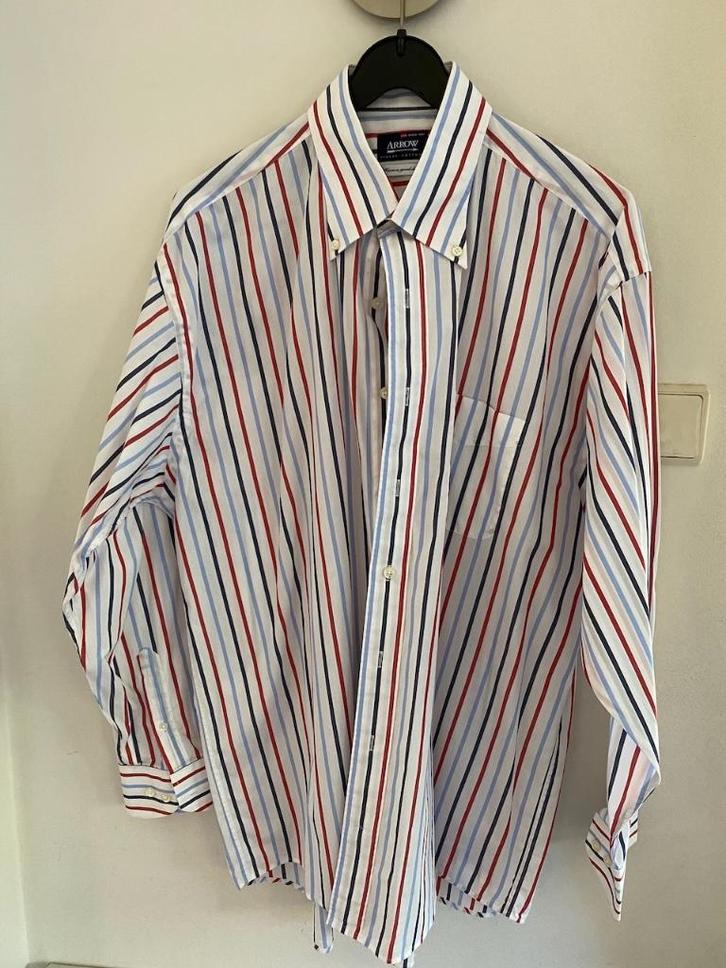 Heren overhemd Arrow met lange mouwen mt 17,5 /44, Kleding | Heren, Overhemden, Gedragen, Halswijdte 43/44 (XL), Overige kleuren