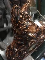 Keramieken Duitse Herder Klok - Topstaat!, Antiek en Kunst, Antiek | Klokken, Ophalen of Verzenden