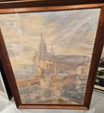 Schilderij Jan Cossaar (1874-1966) Montmartre Parijs, Antiek en Kunst, Kunst | Schilderijen | Klassiek, Ophalen