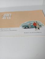 Opel kapitan folder 1956, Boeken, Auto's | Folders en Tijdschriften, Ophalen of Verzenden, Zo goed als nieuw, Opel