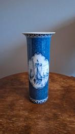 Delfts Blauwe Vaas met Zeilschip, Ophalen