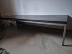 Salontafel / tv meubel met hardstenen blad, Ophalen, Gebruikt, Bureau