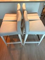 4 barkrukken ikea met wasbare hoes, 2 krukken, Ophalen, Gebruikt, 60 tot 90 cm