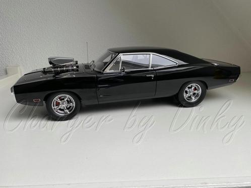 1:8 scale 1970 Dodge Charger R/T - Fast and Furious, Hobby en Vrije tijd, Modelauto's | 1:5 tot 1:12, Zo goed als nieuw, Auto