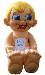 TE KOOP Opblaasbare Feestpop Baby NIEUW, Ophalen of Verzenden, Nieuw, Geboorte of Huwelijk