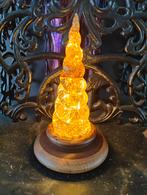 Gouden epoxy gegoten lampje., Ophalen of Verzenden, Nieuw, Minder dan 50 cm