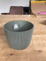 Groene Bloempot - Nieuwstaat capi, Tuin en Terras, Kunststof, Rond, Binnen, Ophalen of Verzenden