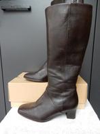 VERHULST maat 36,5, diepdonkerbruine nette laarzen., Kleding | Dames, Schoenen, Hoge laarzen, Bruin, Verhulst, Ophalen of Verzenden