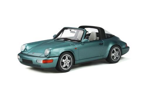 Porsche 911 Type 964 Carrera Targa Turkoois GT Spirit GT805, Hobby en Vrije tijd, Modelauto's | 1:18, Nieuw, Auto, Overige merken