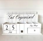 Riviera Maison Get Organised bureau organizer wit hout, Ophalen of Verzenden, Zo goed als nieuw