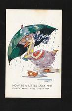 Prachtige ansichtkaart Little Duck paraplu B17-14, Ophalen of Verzenden, Voor 1920, Ongelopen, Sterren en Beroemdheden