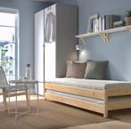 IKEA UTÅKER Stapelbed Grenen 80x200, Eenpersoons, Bruin, Ophalen of Verzenden, Zo goed als nieuw
