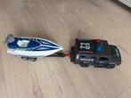 Playmobil Police auto met aanhanger, Kinderen en Baby's, Speelgoed | Playmobil, Ophalen of Verzenden, Zo goed als nieuw