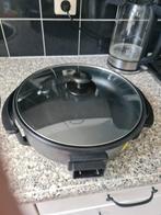 Elektrische pan met deksel, instelbare temp,1500 watt, Ophalen of Verzenden, Gebruikt