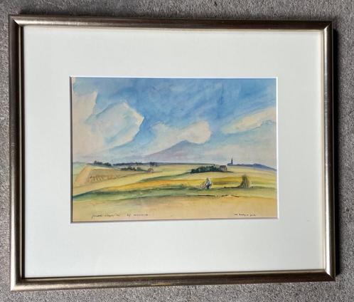 Joseph Viegen (1915- 2002) Maastricht uit 1945 Zeldzaam werk, Antiek en Kunst, Kunst | Schilderijen | Klassiek, Ophalen
