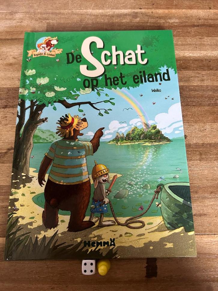 Rapido & Loebes: De schat op het eiland, Boeken, Kinderboeken | Jeugd | onder 10 jaar, Zo goed als nieuw, Fictie algemeen, Ophalen of Verzenden