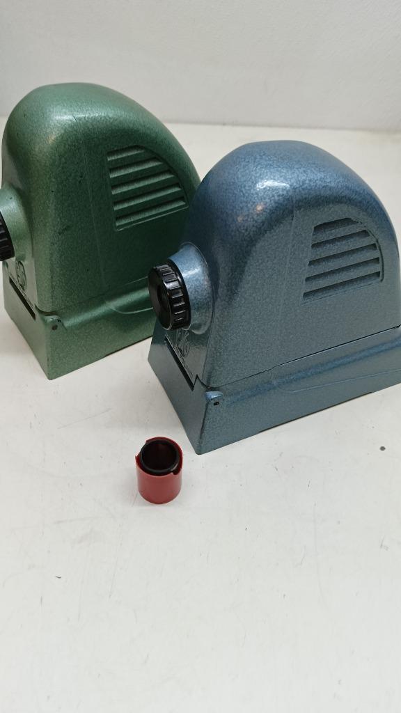 Vintage Bajka Diaskop projector 1950 – Groen of Blauw, Audio, Tv en Foto, Diaprojectors, Gebruikt, Ophalen of Verzenden