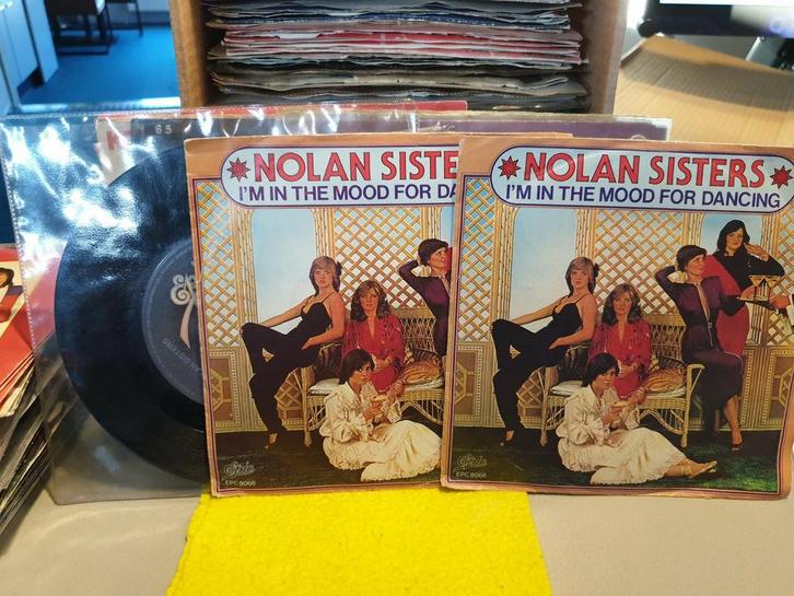 Nolan Sisters- I'm in the mood for dancing, 3 aanwezig (x15), Cd's en Dvd's, Vinyl Singles, Pop, Ophalen of Verzenden