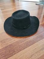Zwarte Line Dance Hoed - One Size, Ophalen of Verzenden, Zo goed als nieuw, One size fits all, Hoed