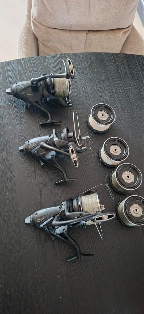 Shimano big Baitrunners + Extra Spoelen (Ruilen mogelijk), Watersport en Boten, Hengelsport | Karpervissen, Gebruikt, Molen, Ophalen of Verzenden