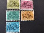 1952, Kinderzegels, 596-600, Postzegels en Munten, Postzegels | Nederland, Verzenden, Na 1940, Postfris