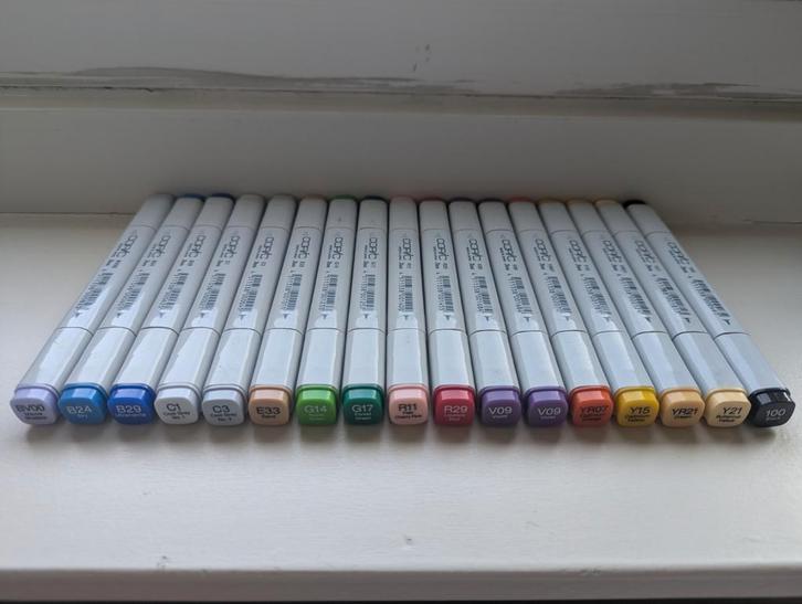 COPIC CLASSIC MARKERS, Hobby en Vrije tijd, Tekenen, Zo goed als nieuw, Potlood of Stift, Ophalen of Verzenden