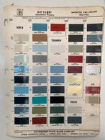 Autolak Kleurenkaart Ditzler 1963-1965 Simca Triumph Volvo, Ophalen of Verzenden, Gebruikt