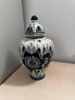 Delfts Blauwe Vaas met Deksel, Antiek en Kunst, Ophalen