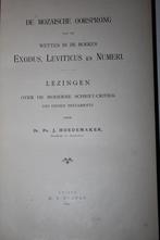 Dr. Ph.J. Hoedemaker - Mozaïsche oorsprong wetten (1895), Ophalen of Verzenden, Gelezen, Christendom | Protestants