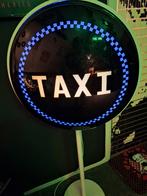 Vintage Taxi Lichtbak op Standaard, Ophalen, Gebruikt, Vintage, 75 cm of meer