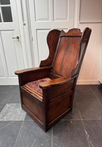 Antieke Engelse Lambing Chair - ca. 1760 beschikbaar voor biedingen