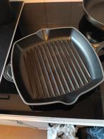 Le Creuset grillpan 26, Huis en Inrichting, Keuken | Potten en Pannen, Ophalen of Verzenden, Gietijzer, Koekenpan of Braadpan