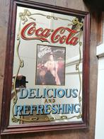 grote Coca Cola Spiegel 96 x 65, Verzamelen, Merken en Reclamevoorwerpen, Ophalen, Gebruikt, Reclamebord