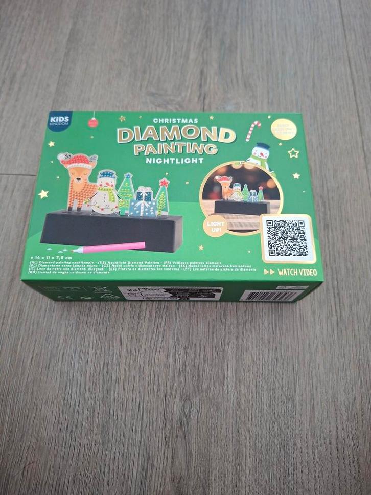 Kerst Diamond Painting Nachtlampje - Nieuw!, Kinderen en Baby's, Speelgoed | Educatief en Creatief, Nieuw, Knutselen, Ontdekken