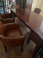 Kersenhouten zware klassieke  eettafel, Huis en Inrichting, Tafels | Eettafels, 200 cm of meer, Zo goed als nieuw, Rechthoekig