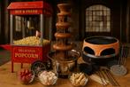 Feestverhuur Popcornmachine/chocoladefontein/pizzarette, Ophalen, Zo goed als nieuw, Kerst of Sinterklaas