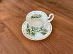 Royal Albert Mocca kop&schotel May, Ophalen of Verzenden, Zo goed als nieuw, Porselein, Kop en/of schotel