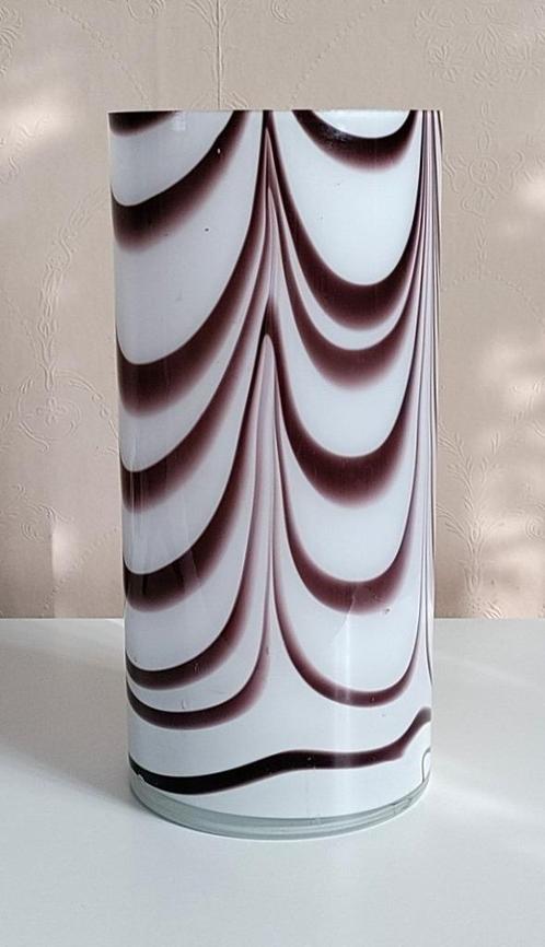 MURANO VINTAGE GLAZEN VAAS, Huis en Inrichting, Woonaccessoires | Vazen, Gebruikt, Overige kleuren, Minder dan 50 cm, Glas, Ophalen of Verzenden