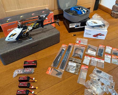 omp m2 EVO heli, met radiomaster contr, veel extra, Hobby en Vrije tijd, Modelbouw | Radiografisch | Helikopters en Quadcopters