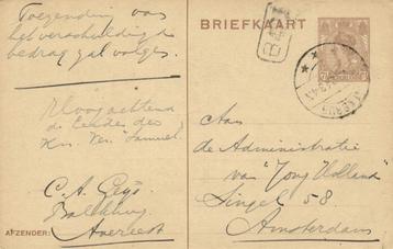 C.A. Geijs, Balkbrug, Avereest - 08.1924 - briefkaart beschikbaar voor biedingen