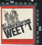 Sticker: Gemeente Deventer - Het Informatiecentrum weet het, Verzenden, Zo goed als nieuw, Bedrijf of Vereniging